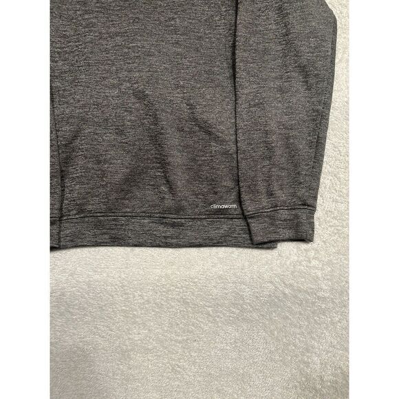 Adidas Hoodie Logo‎ Pull Over Sports Sweatshirt,  Gray Womens Small - Picture 5 of 12